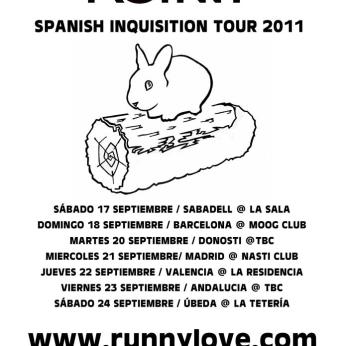 Spanish Inquisition Tour Flyer - 2011